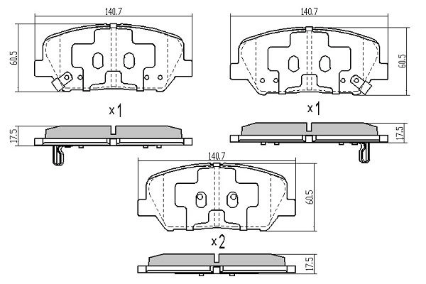 Brake Pad Set, disc brake