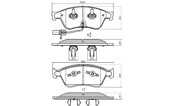Brake Pad Set, disc brake