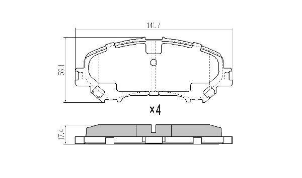 Brake Pad Set, disc brake