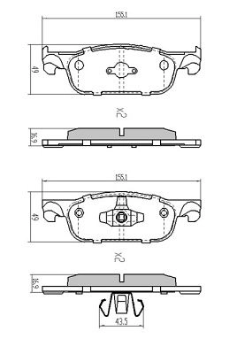 Brake Pad Set, disc brake