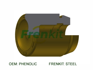 Piston, brake caliper