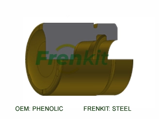 Piston, brake caliper