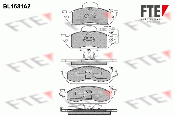 Brake Pad Set, disc brake