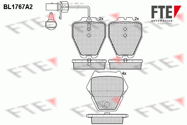 Brake Pad Set, disc brake