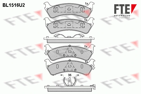 Brake Pad Set, disc brake