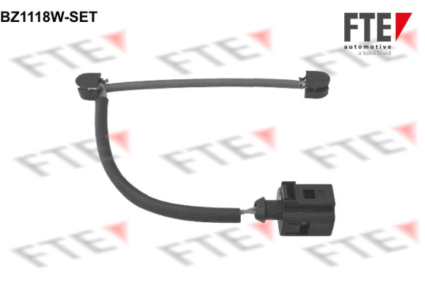 Warning Contact, brake pad wear