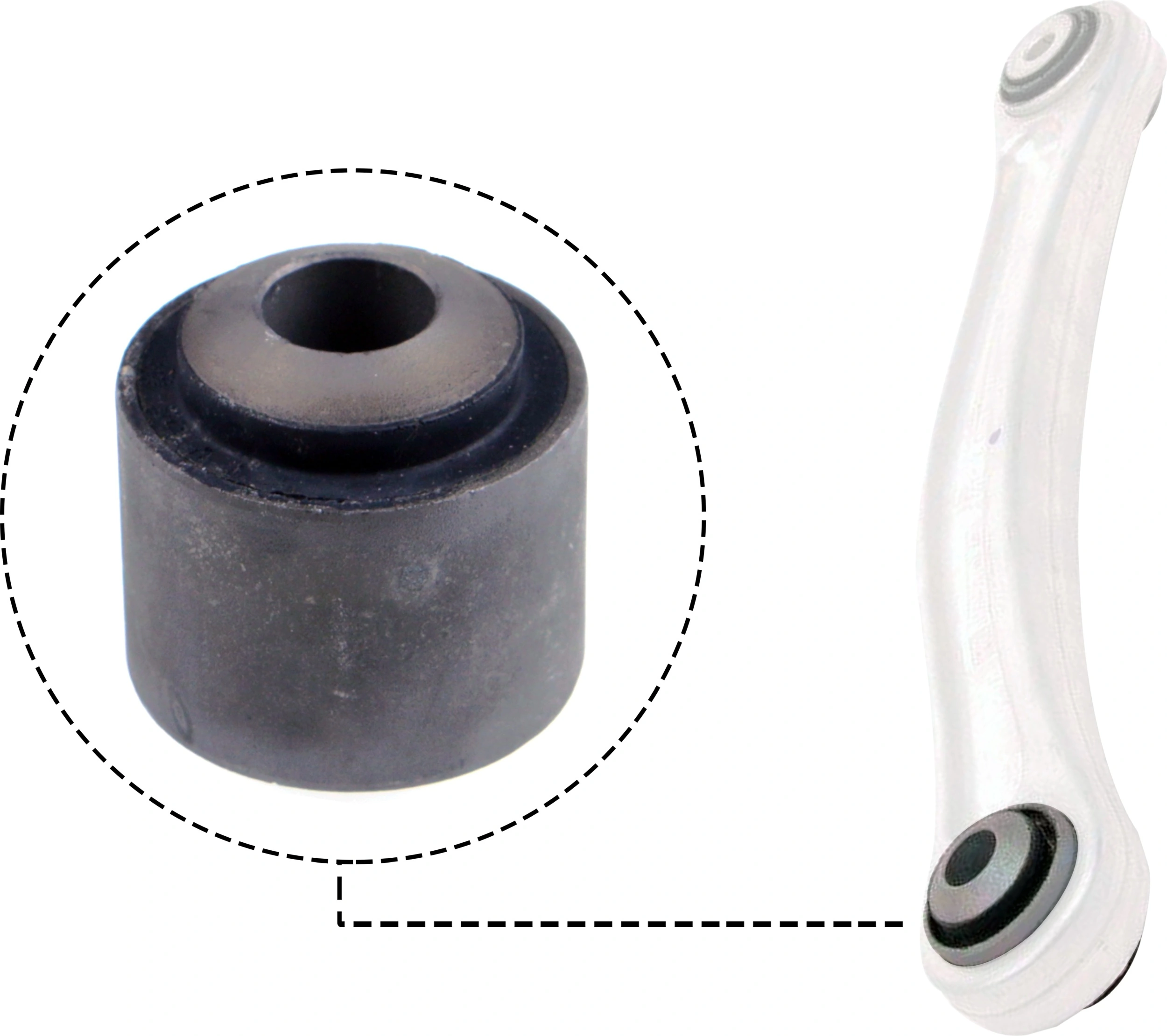 Mounting, control/trailing arm