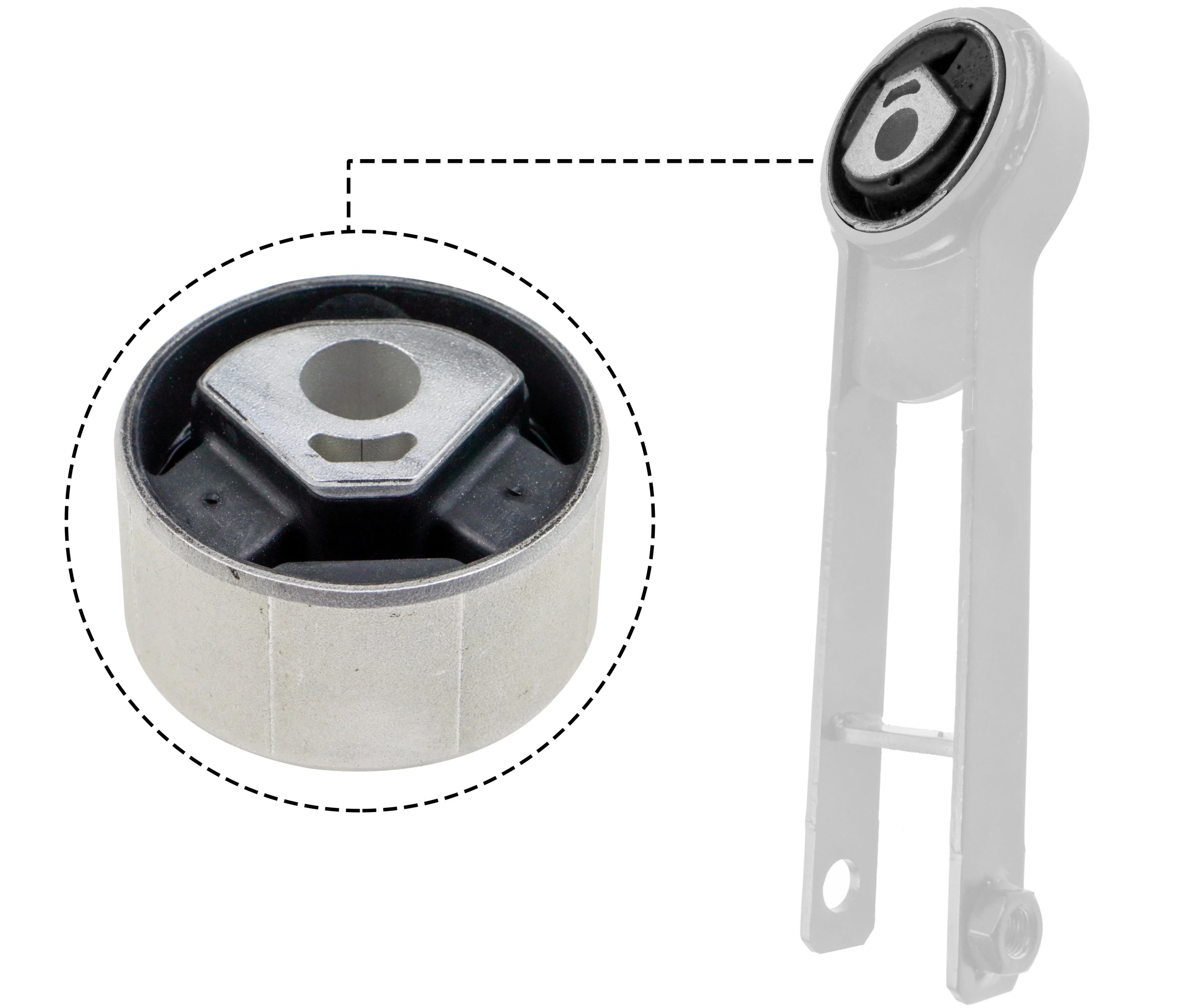 Buffer, engine mounting