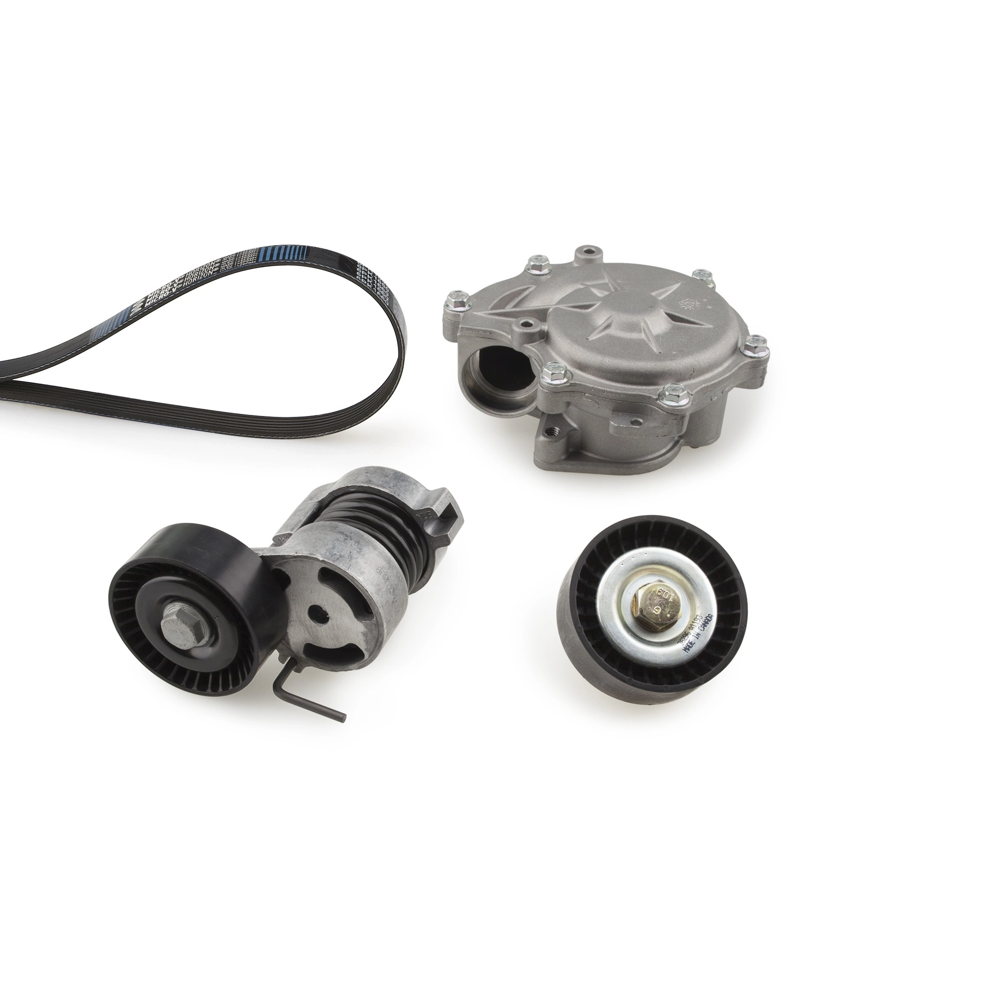 Water Pump + V-ribbed Belt Kit
