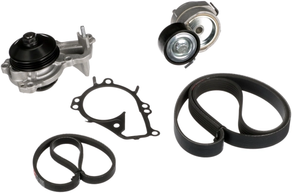 Water Pump + V-ribbed Belt Kit