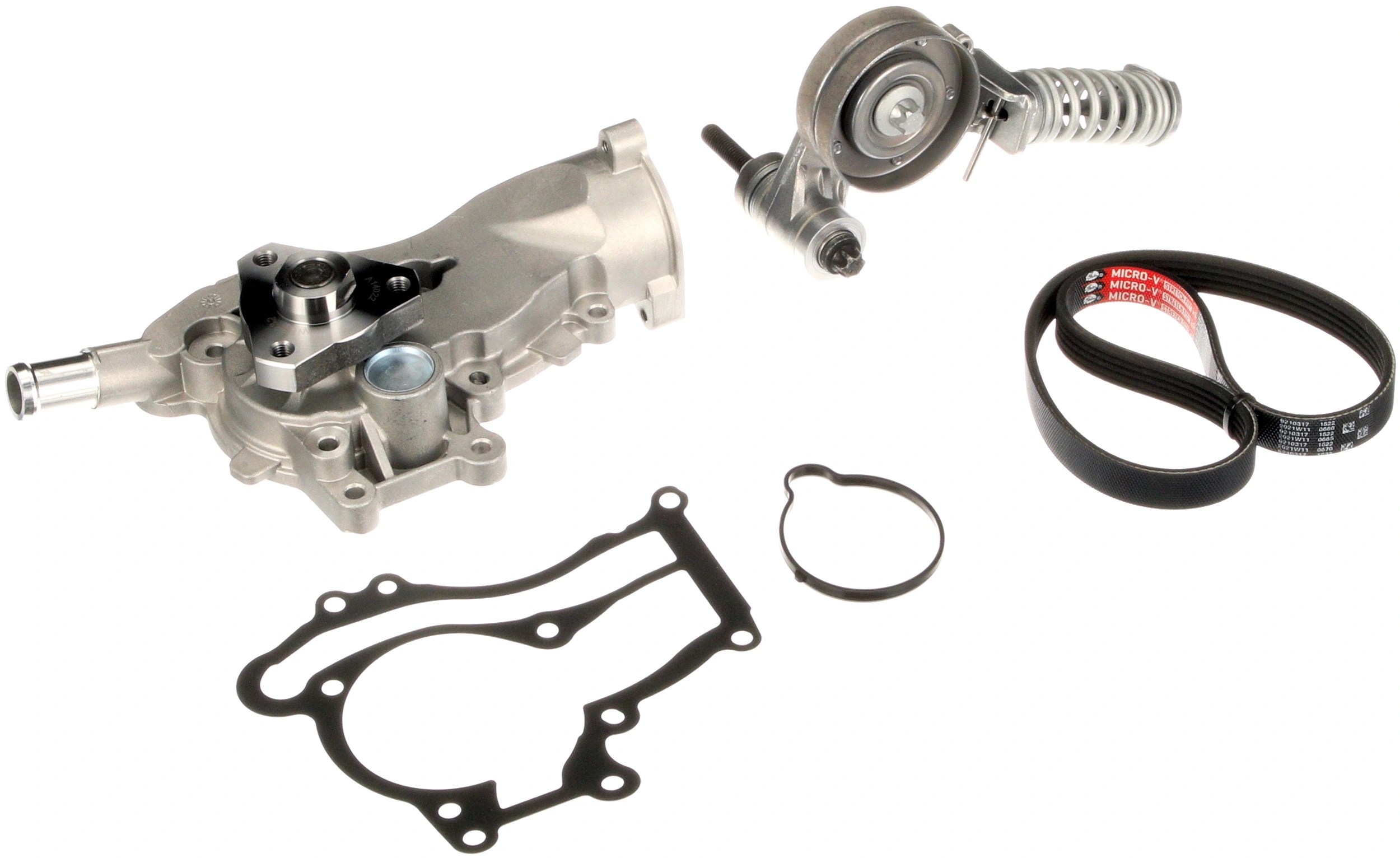 Water Pump + V-ribbed Belt Kit