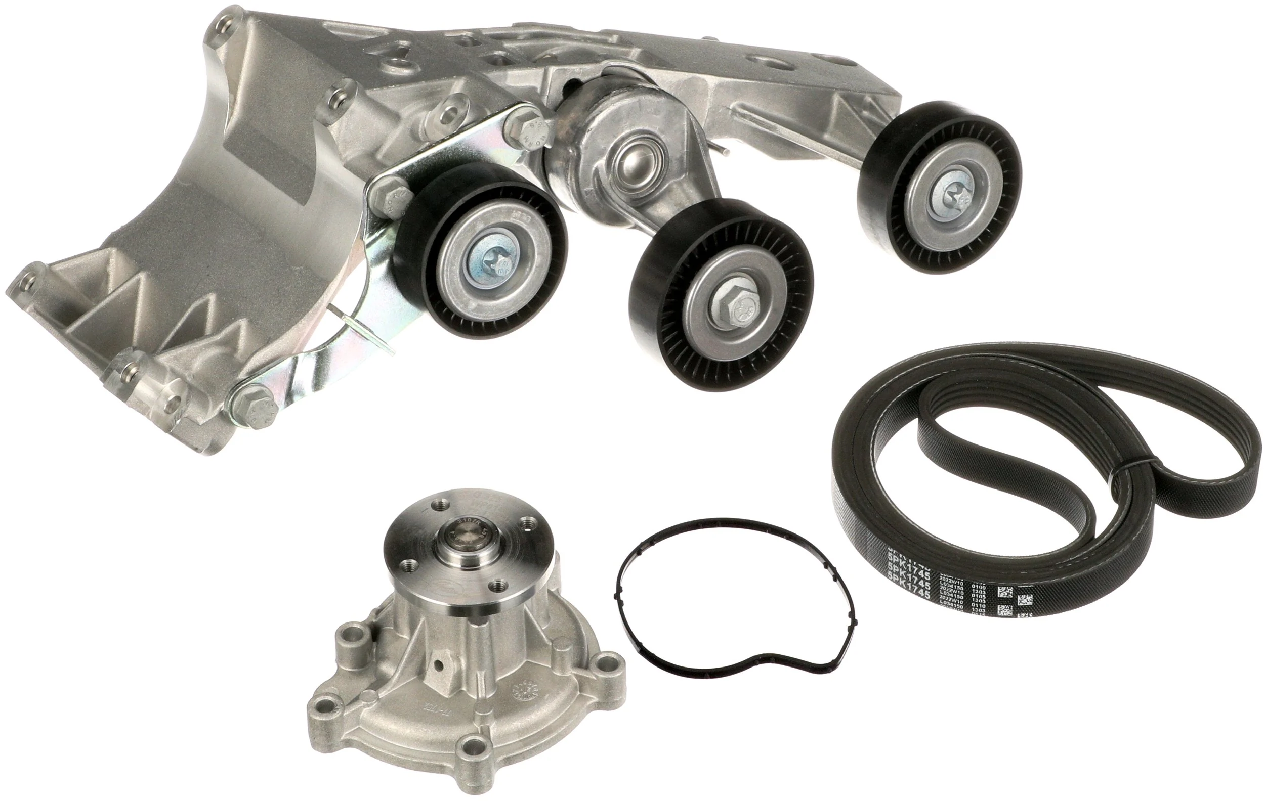 Water Pump + V-ribbed Belt Kit