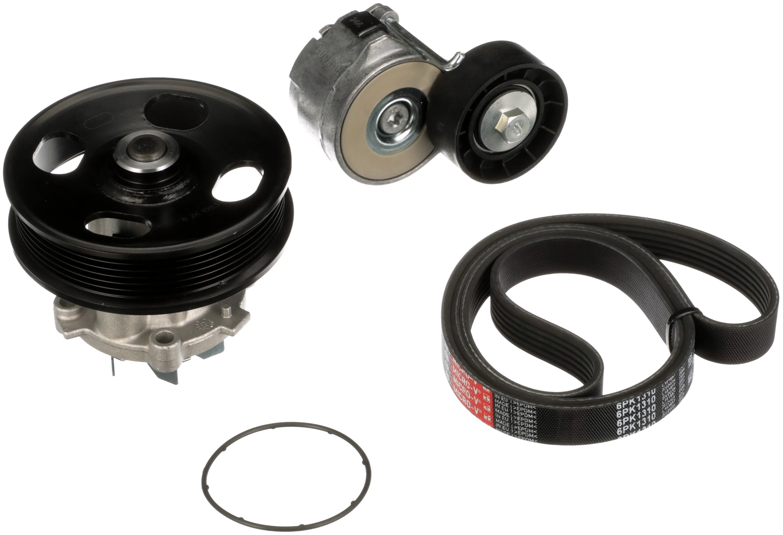 Water Pump + V-ribbed Belt Kit