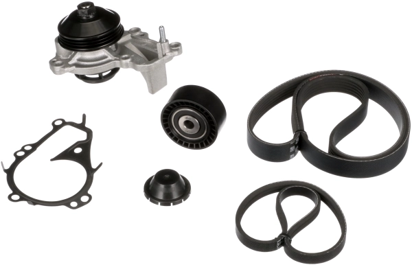 Water Pump + V-ribbed Belt Kit
