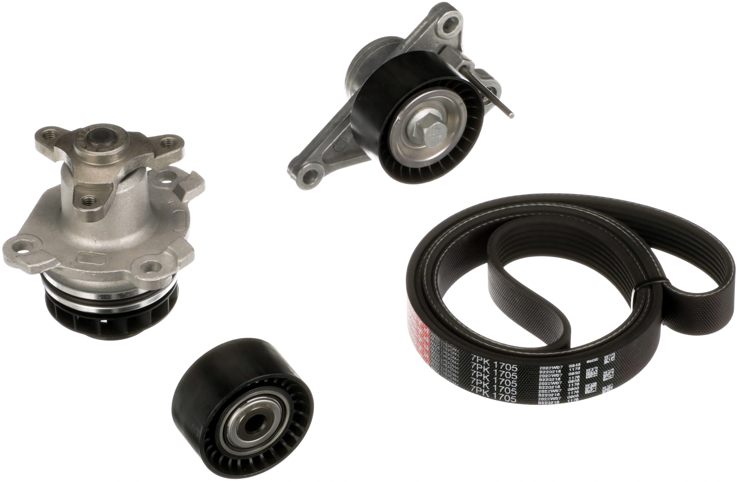 Water Pump + V-ribbed Belt Kit