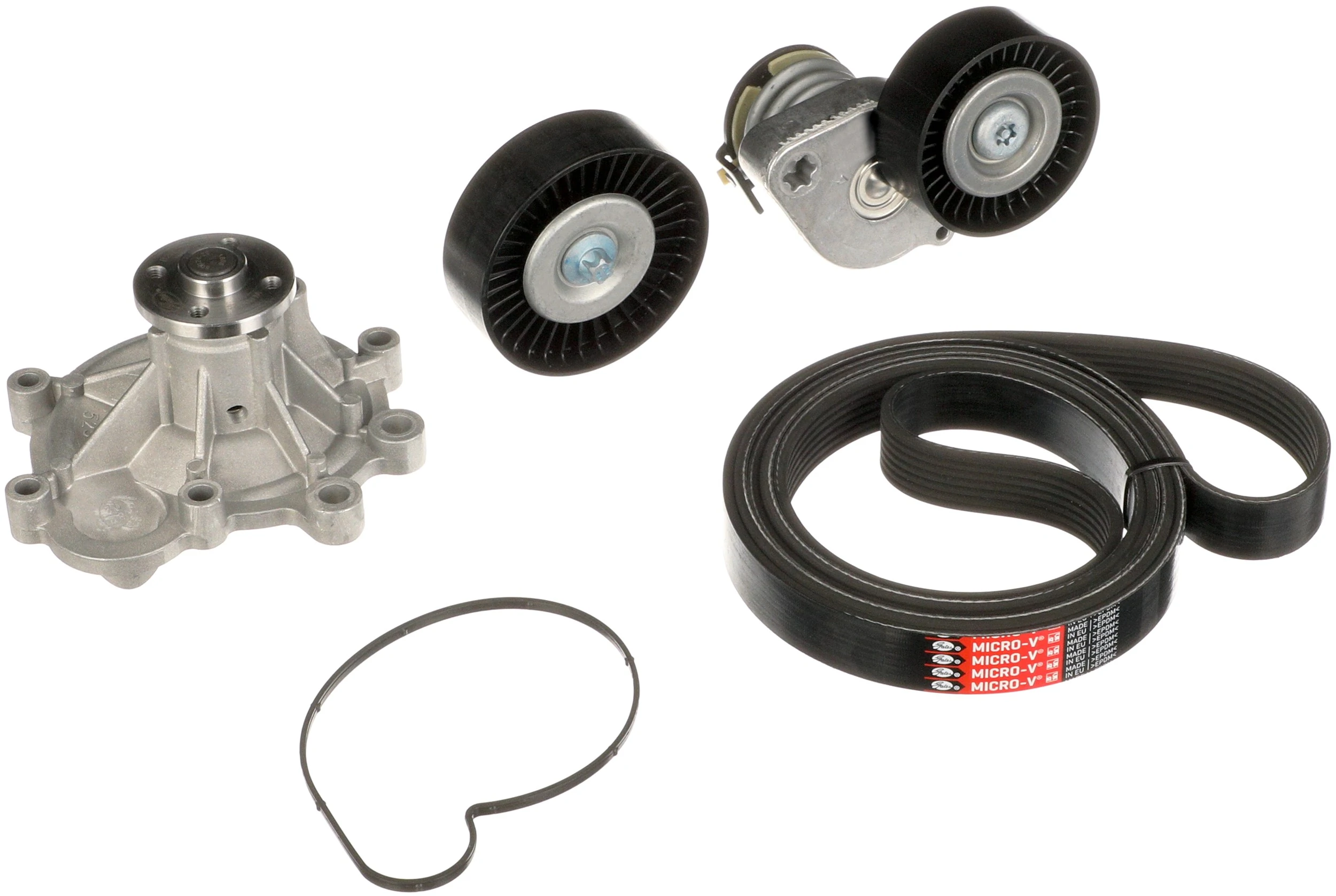 Water Pump + V-ribbed Belt Kit