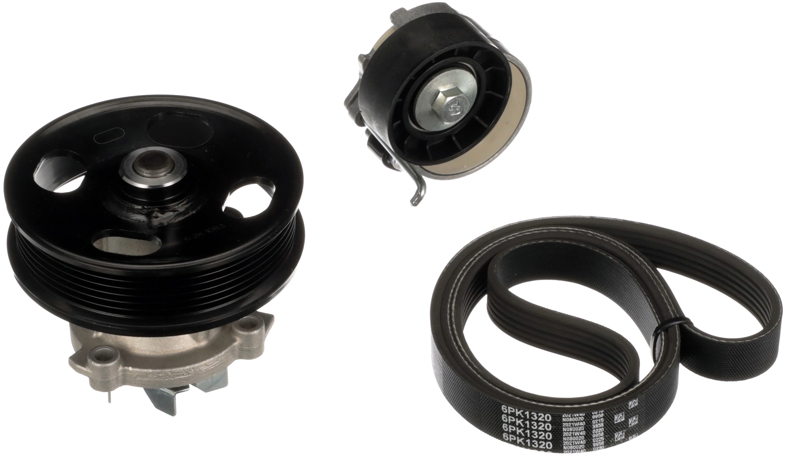 Water Pump + V-ribbed Belt Kit