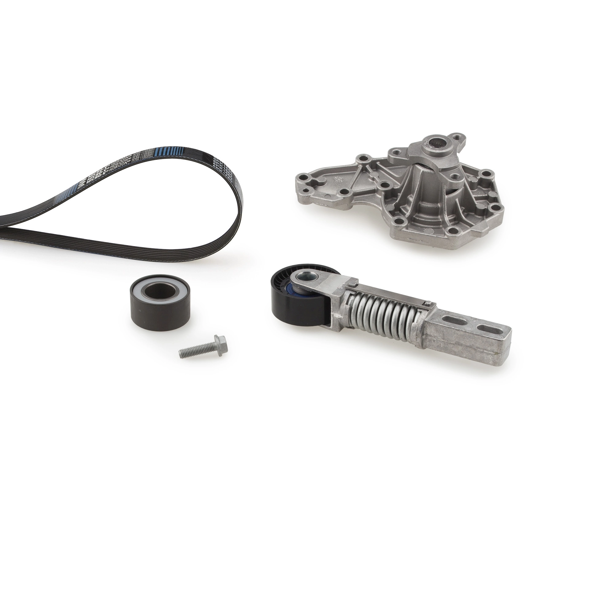 Water Pump + V-ribbed Belt Kit
