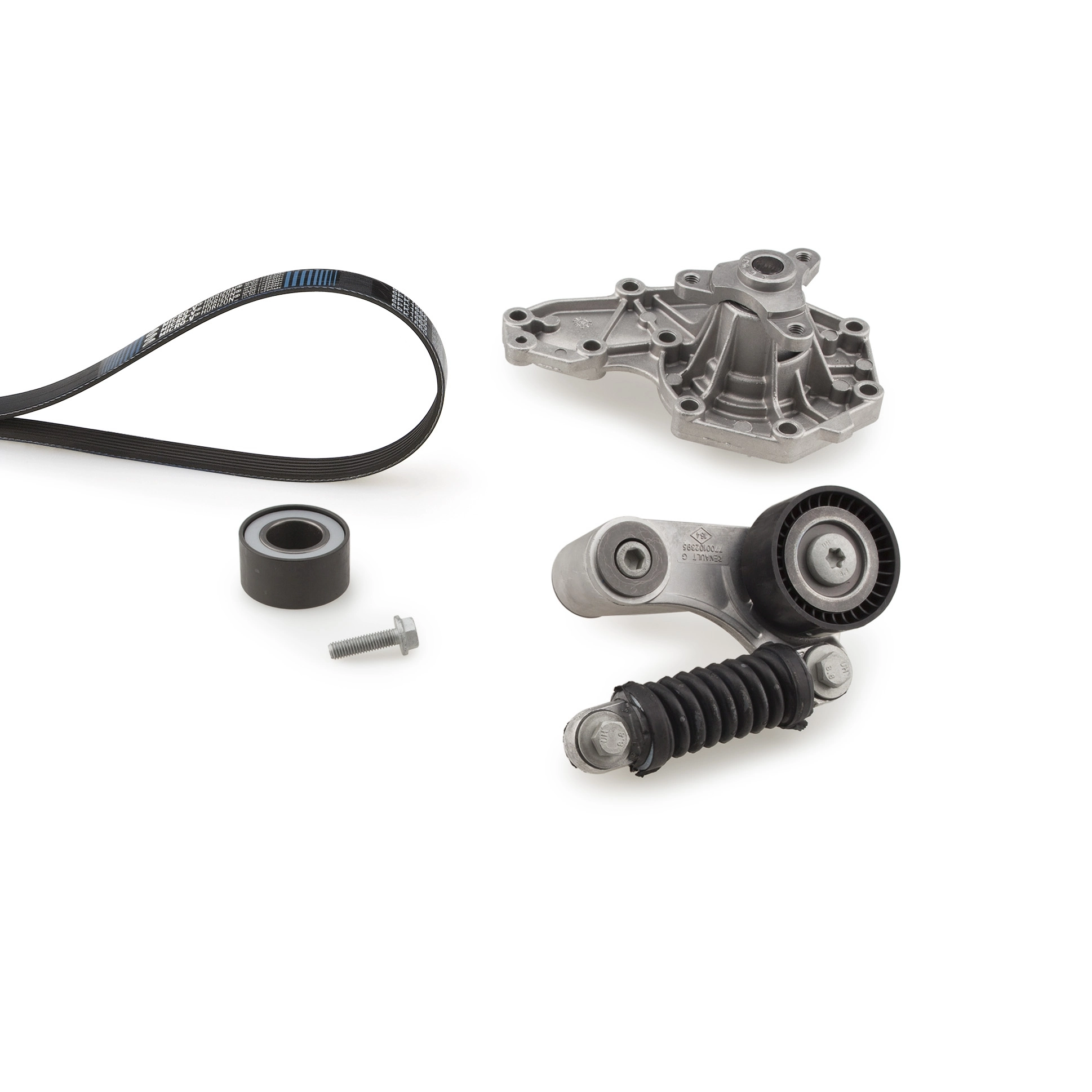 Water Pump + V-ribbed Belt Kit