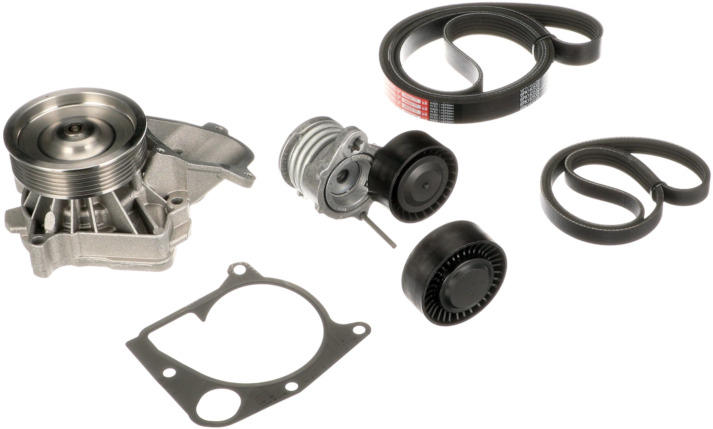 Water Pump + V-ribbed Belt Kit