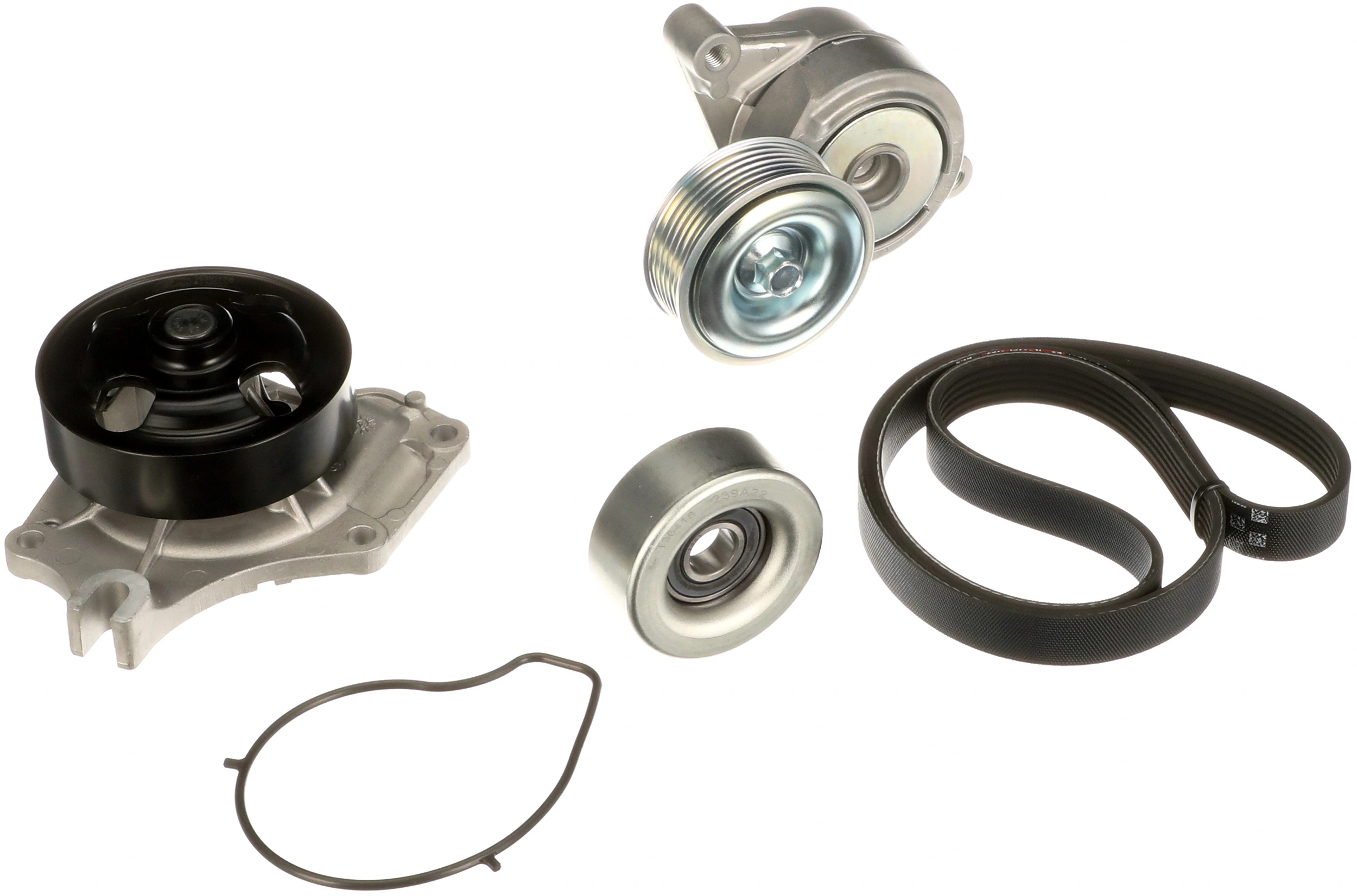 Water Pump + V-ribbed Belt Kit