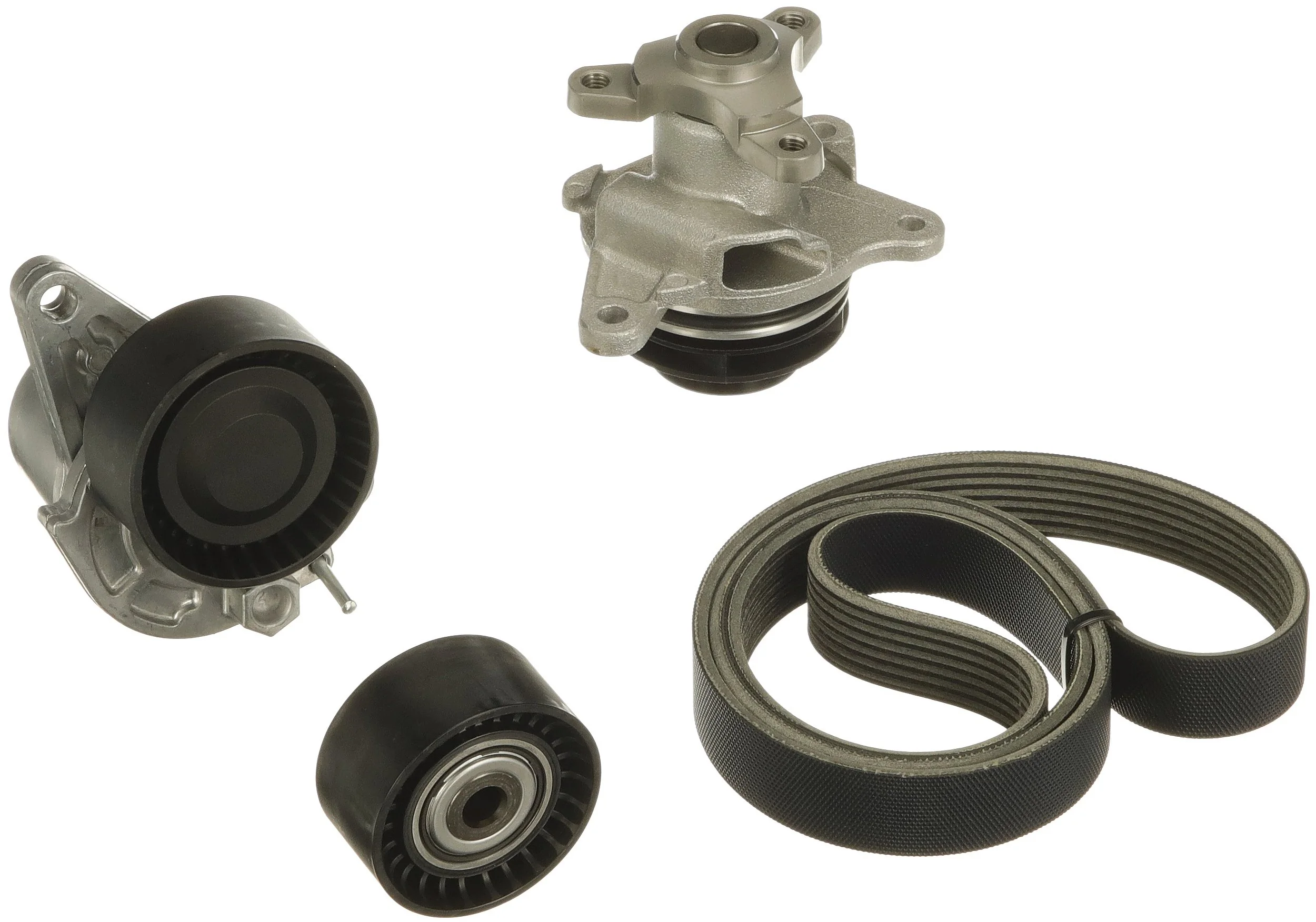 Water Pump + V-ribbed Belt Kit