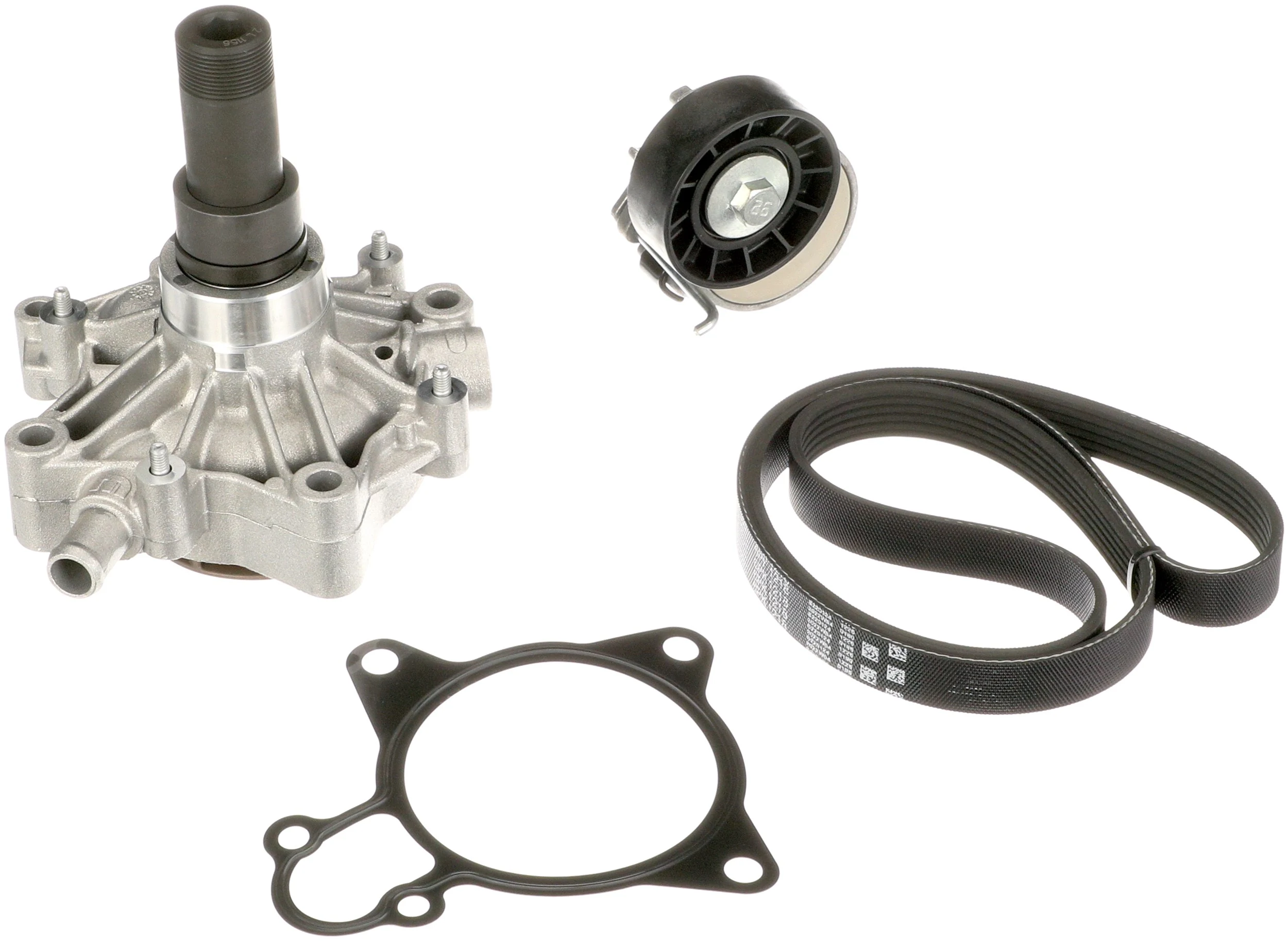Water Pump + V-ribbed Belt Kit
