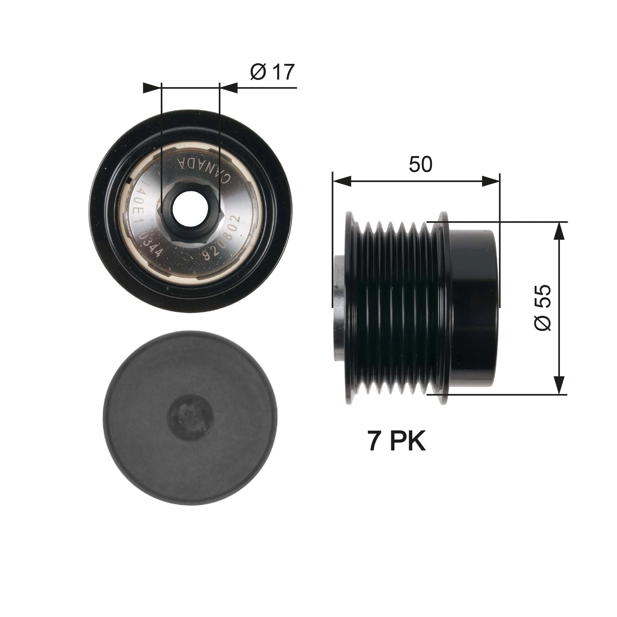 Alternator Freewheel Clutch