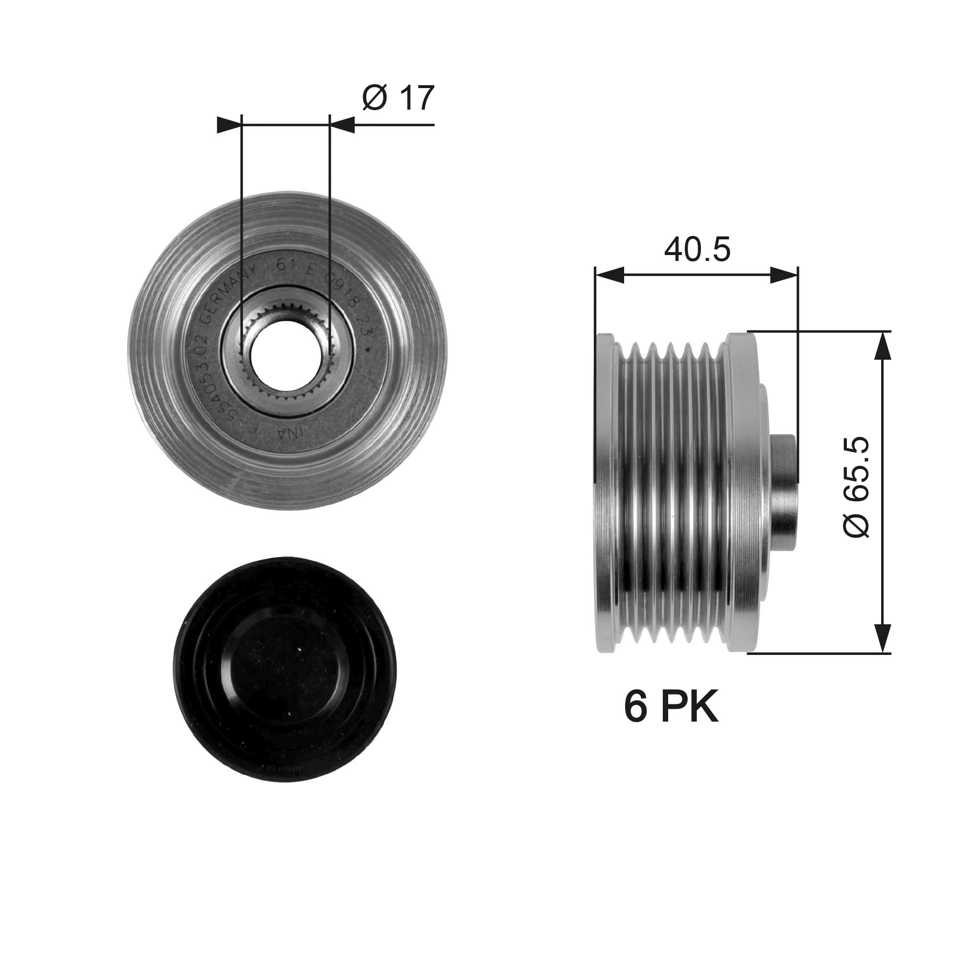 Alternator Freewheel Clutch