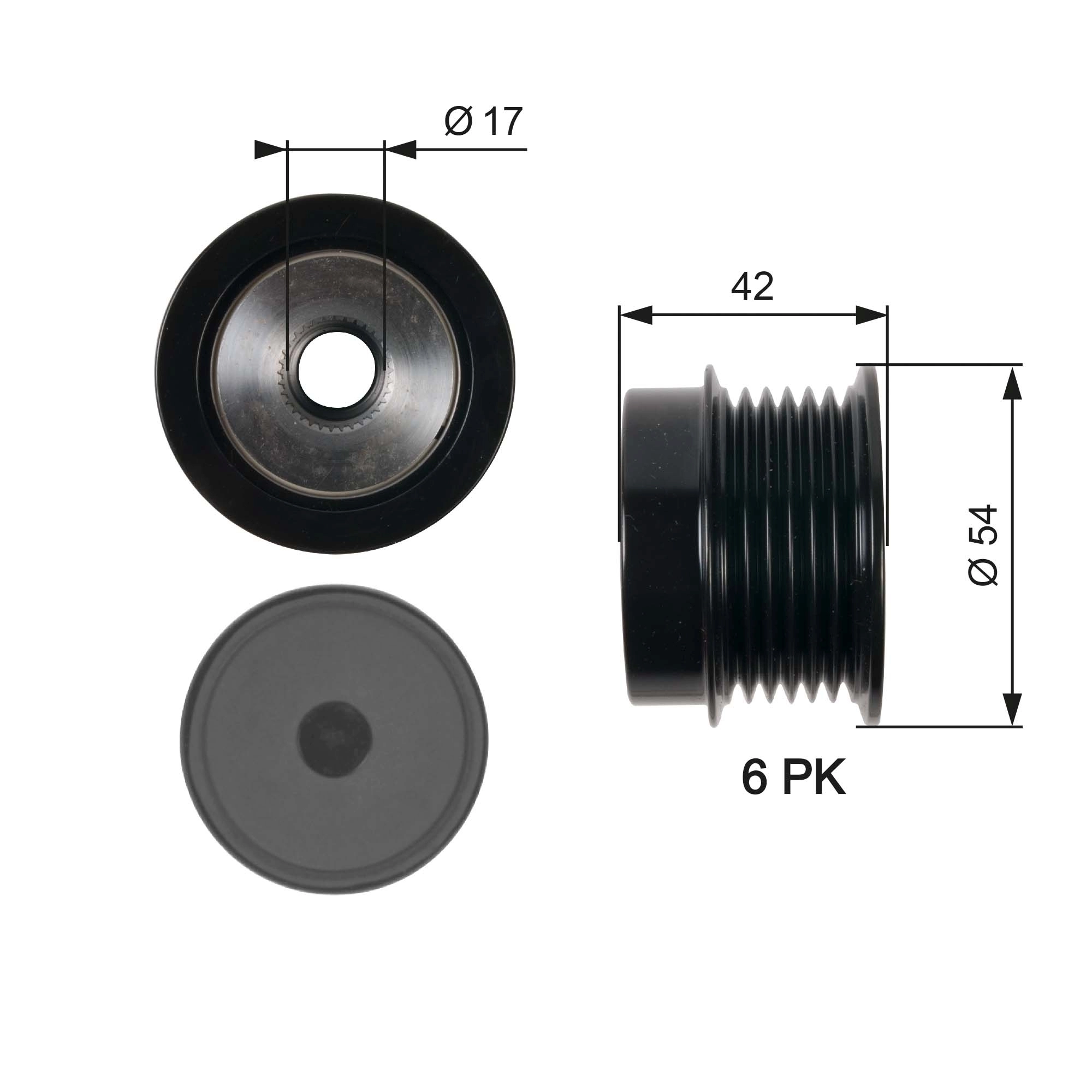 Alternator Freewheel Clutch