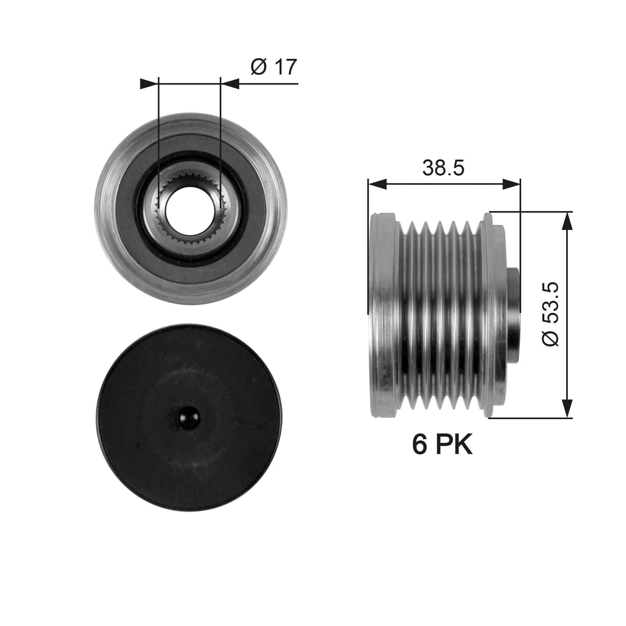 Alternator Freewheel Clutch