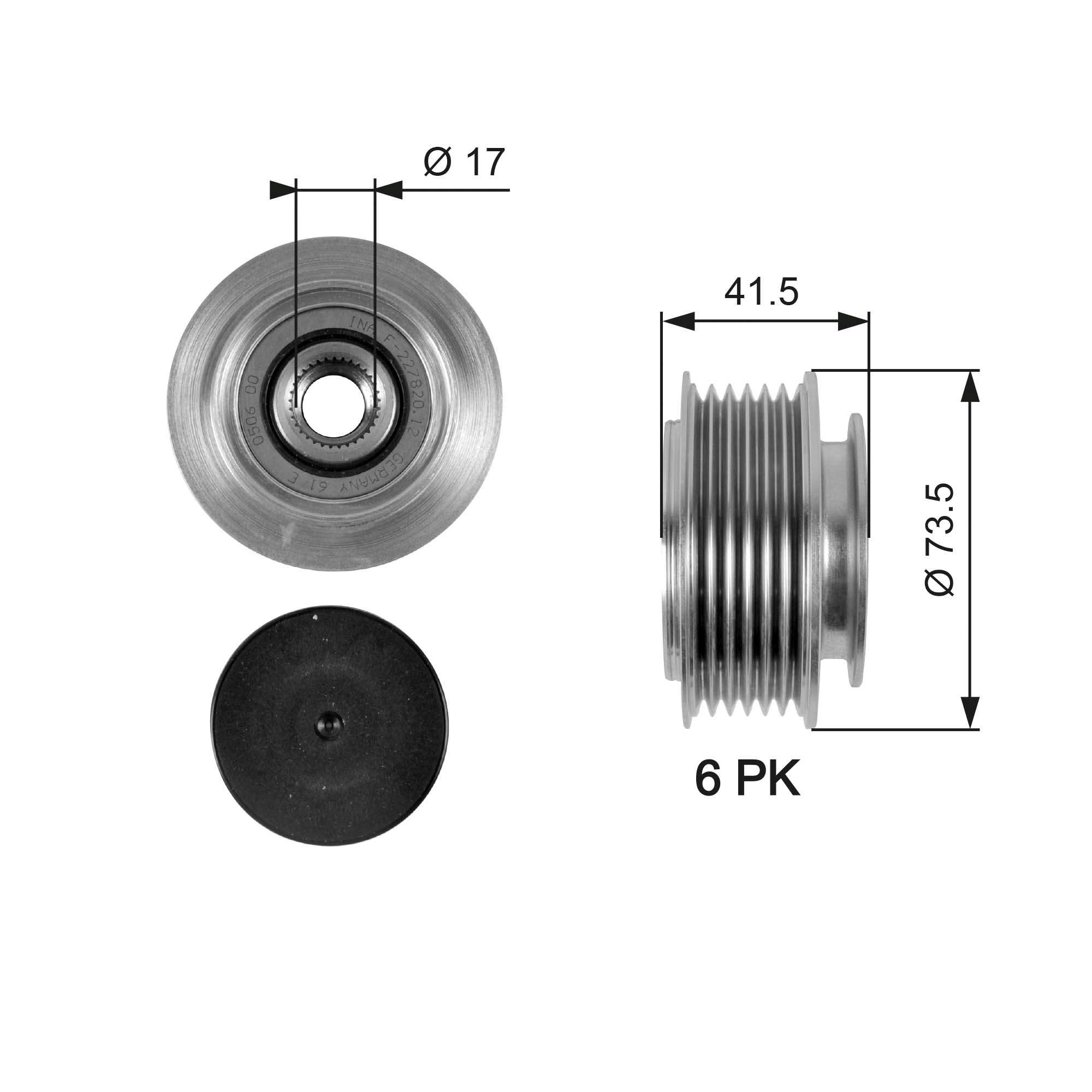 Alternator Freewheel Clutch