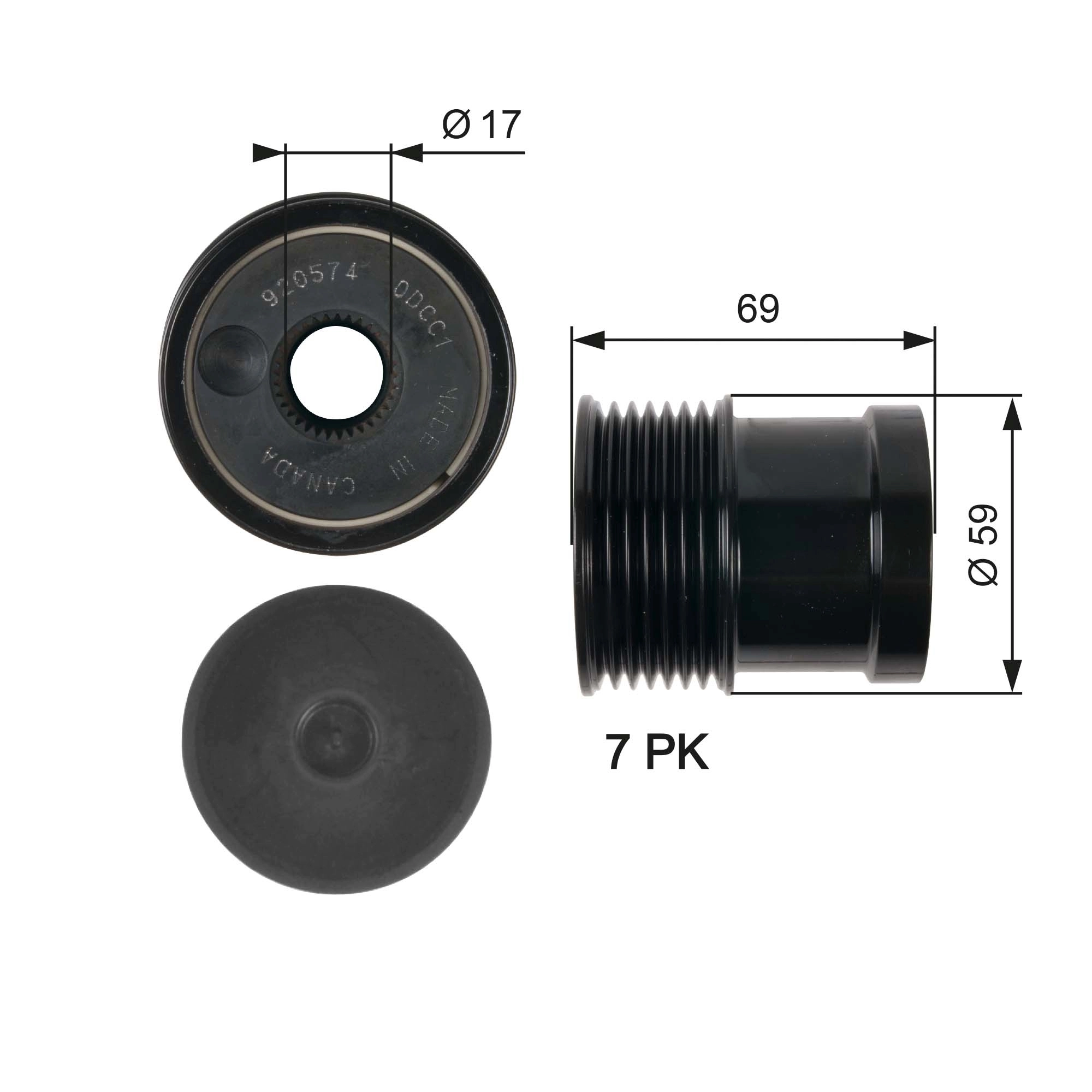 Alternator Freewheel Clutch