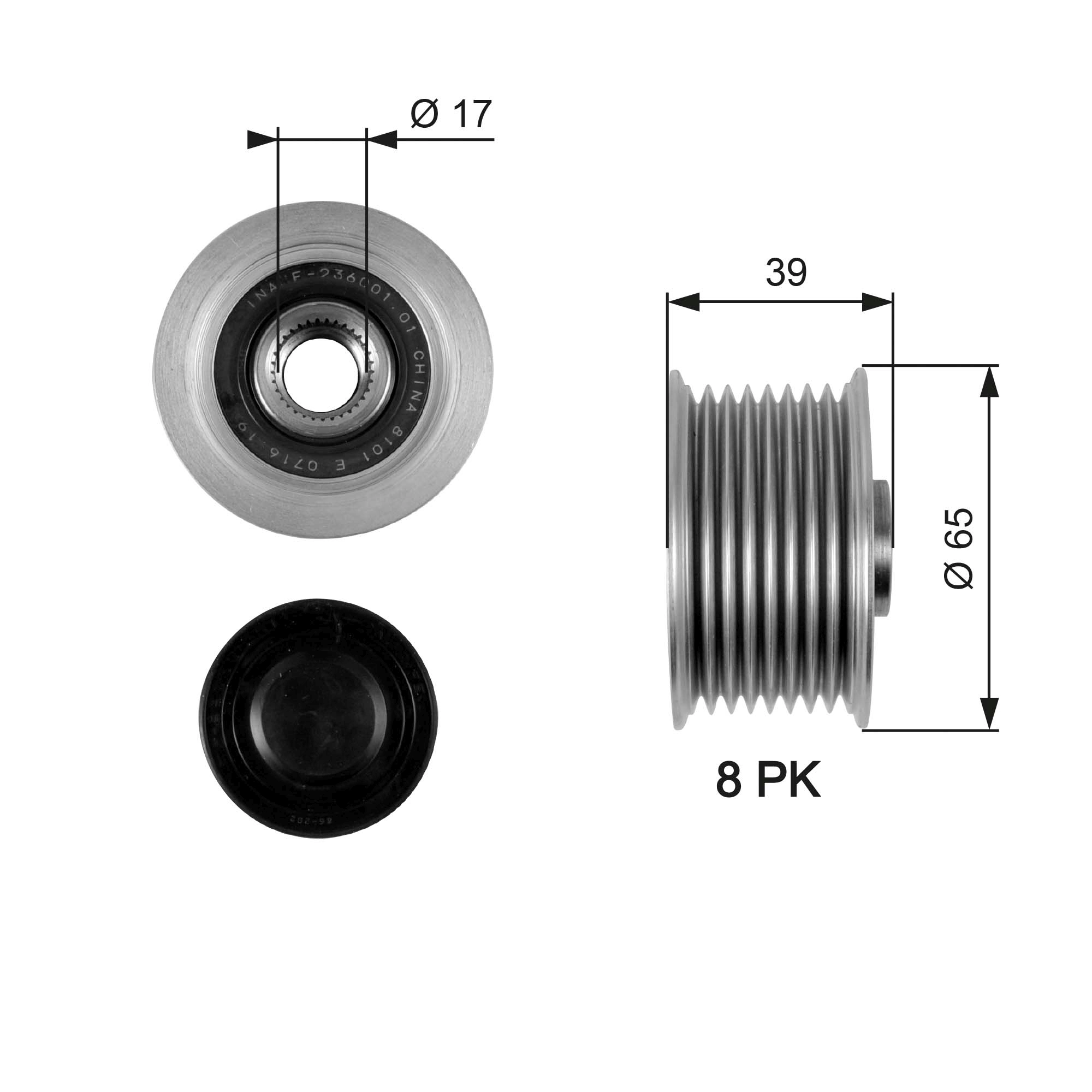 Alternator Freewheel Clutch
