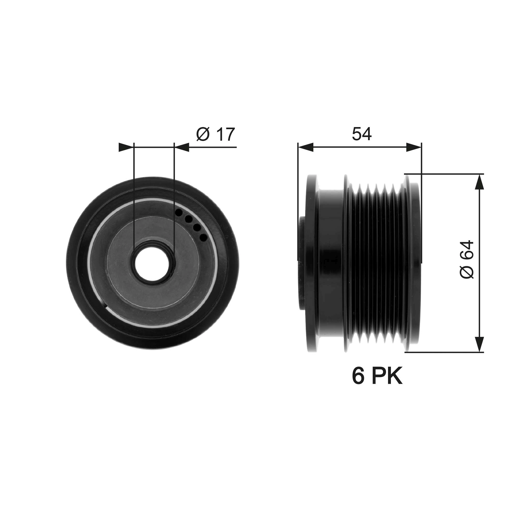 Alternator Freewheel Clutch