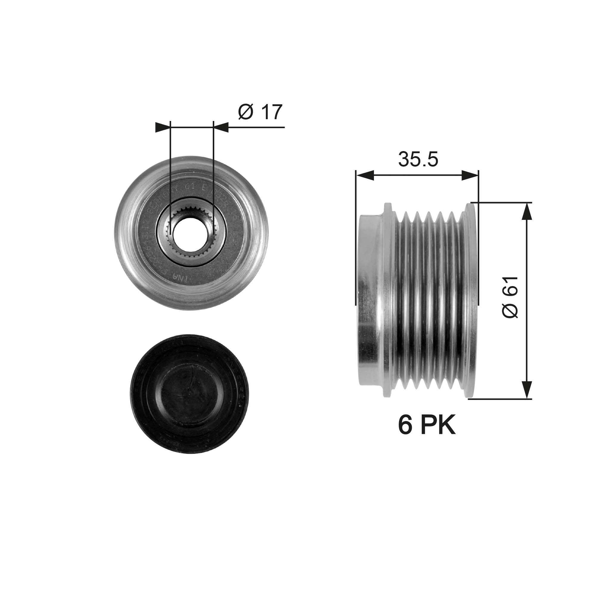 Alternator Freewheel Clutch