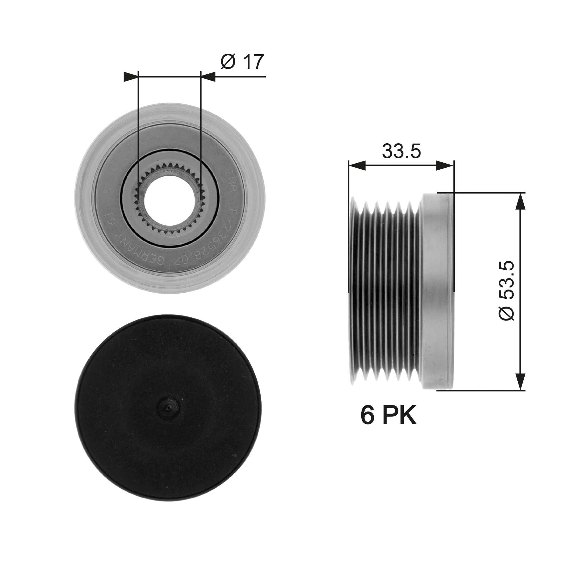 Alternator Freewheel Clutch