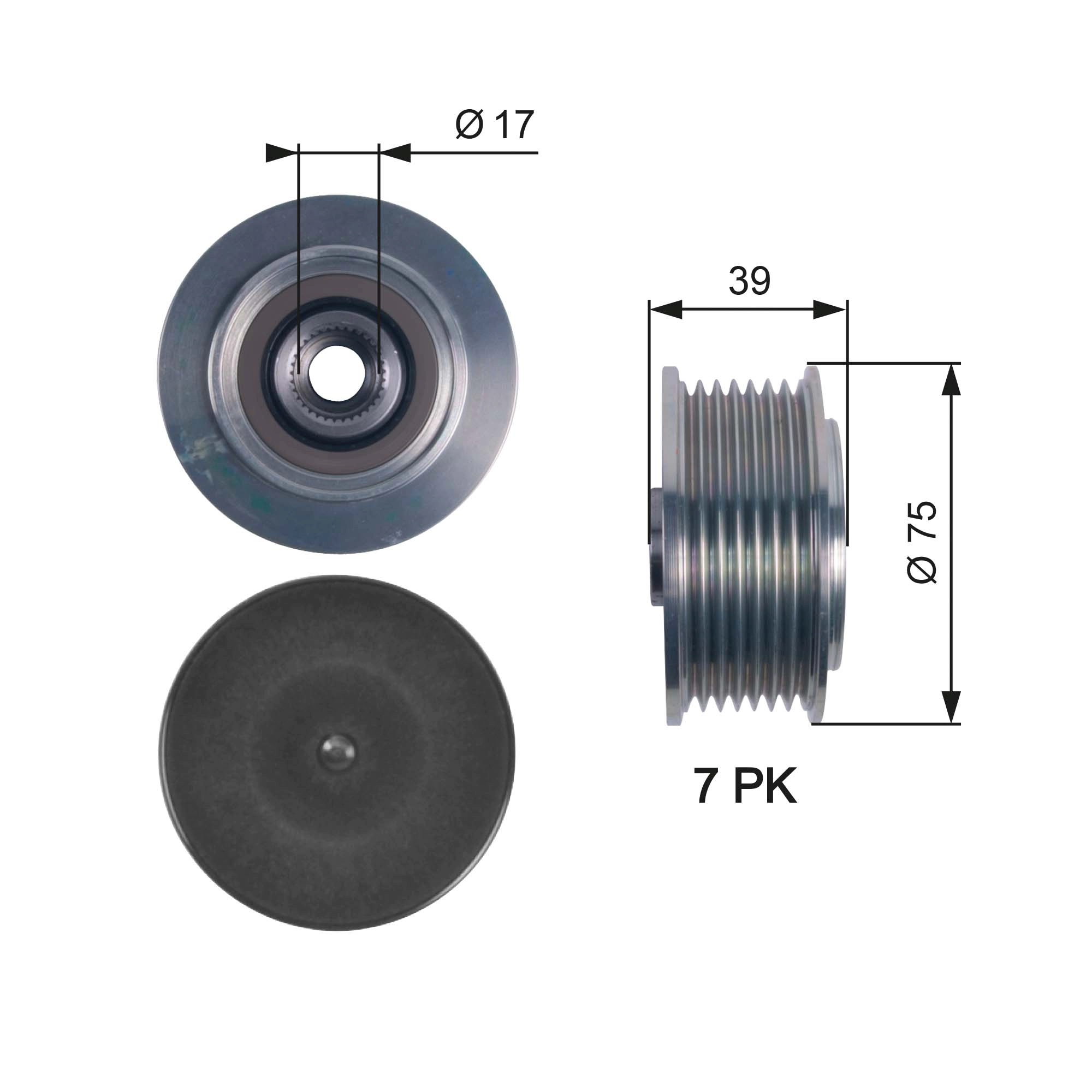 Alternator Freewheel Clutch
