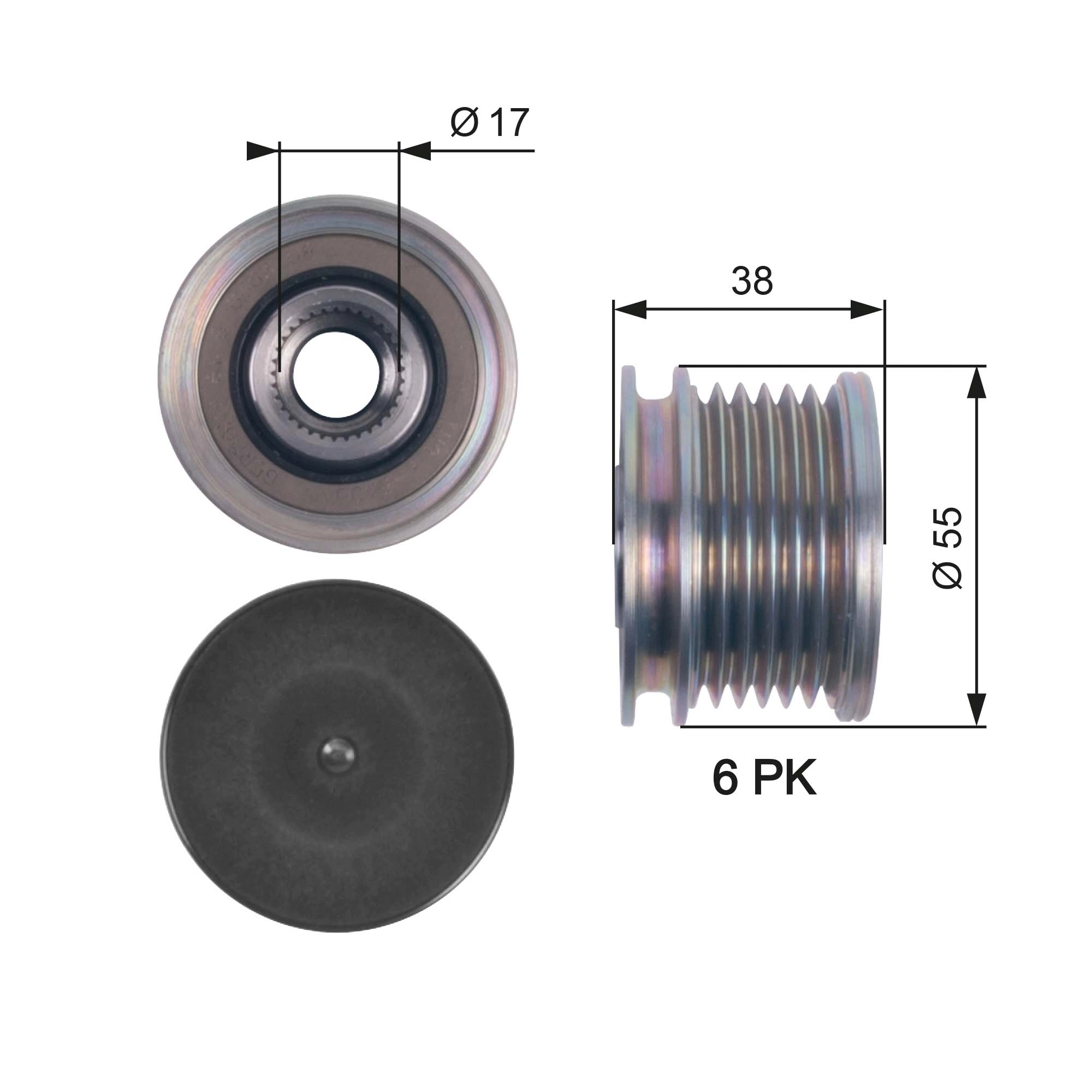 Alternator Freewheel Clutch