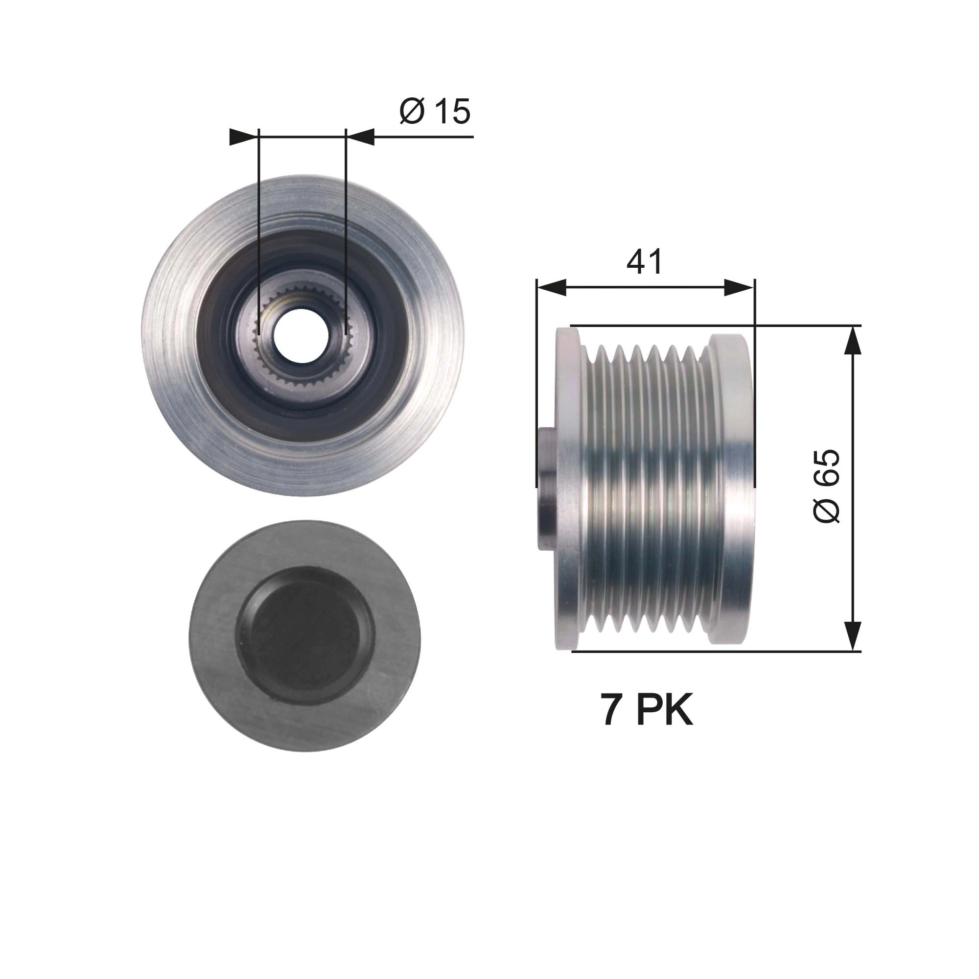 Alternator Freewheel Clutch