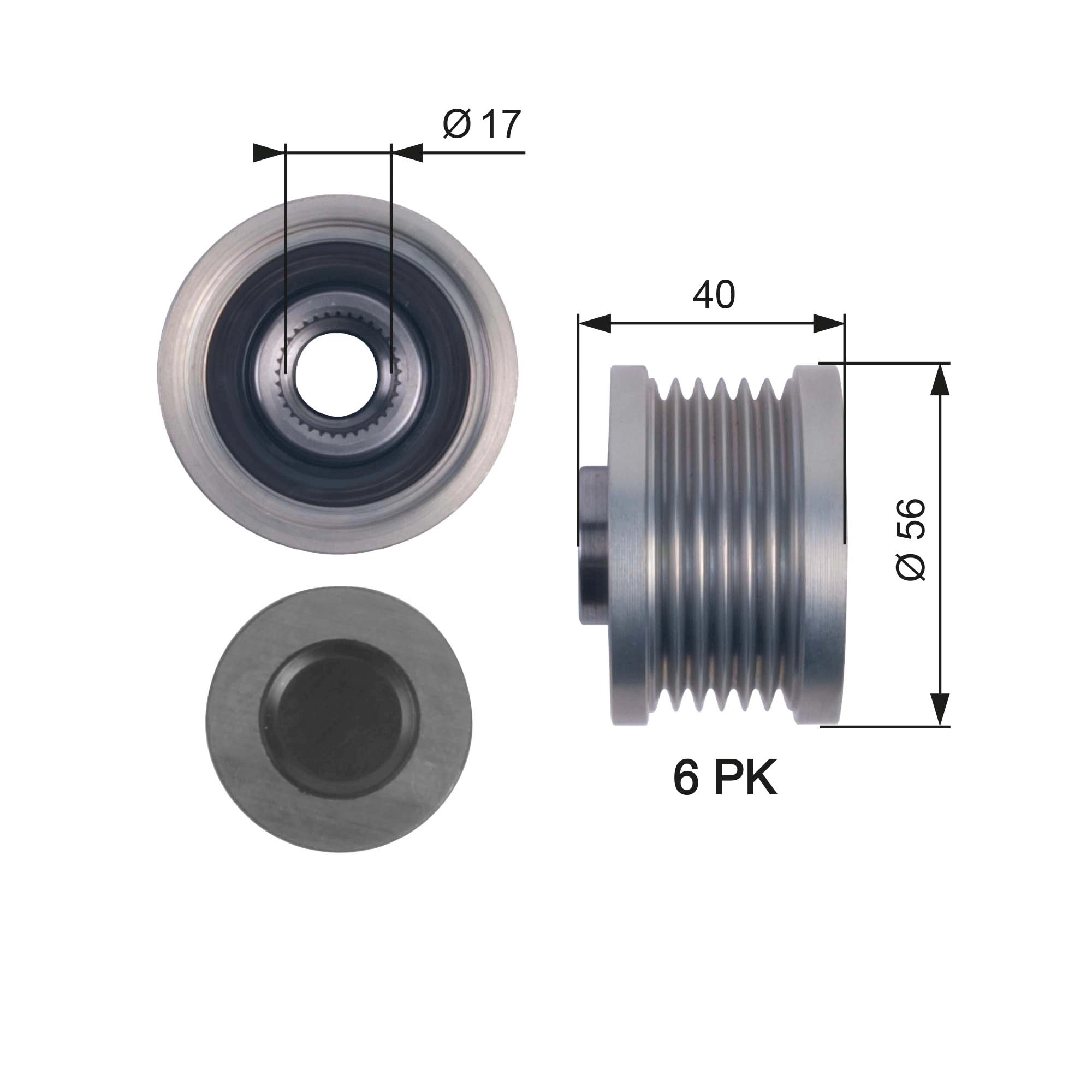 Alternator Freewheel Clutch