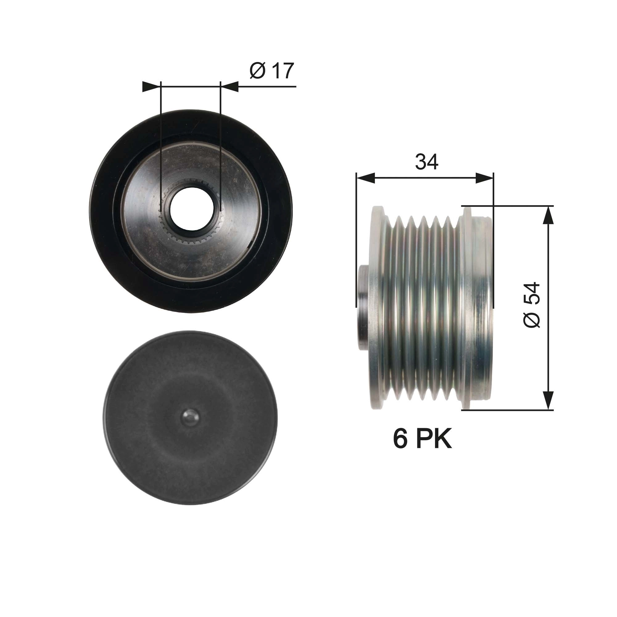 Alternator Freewheel Clutch