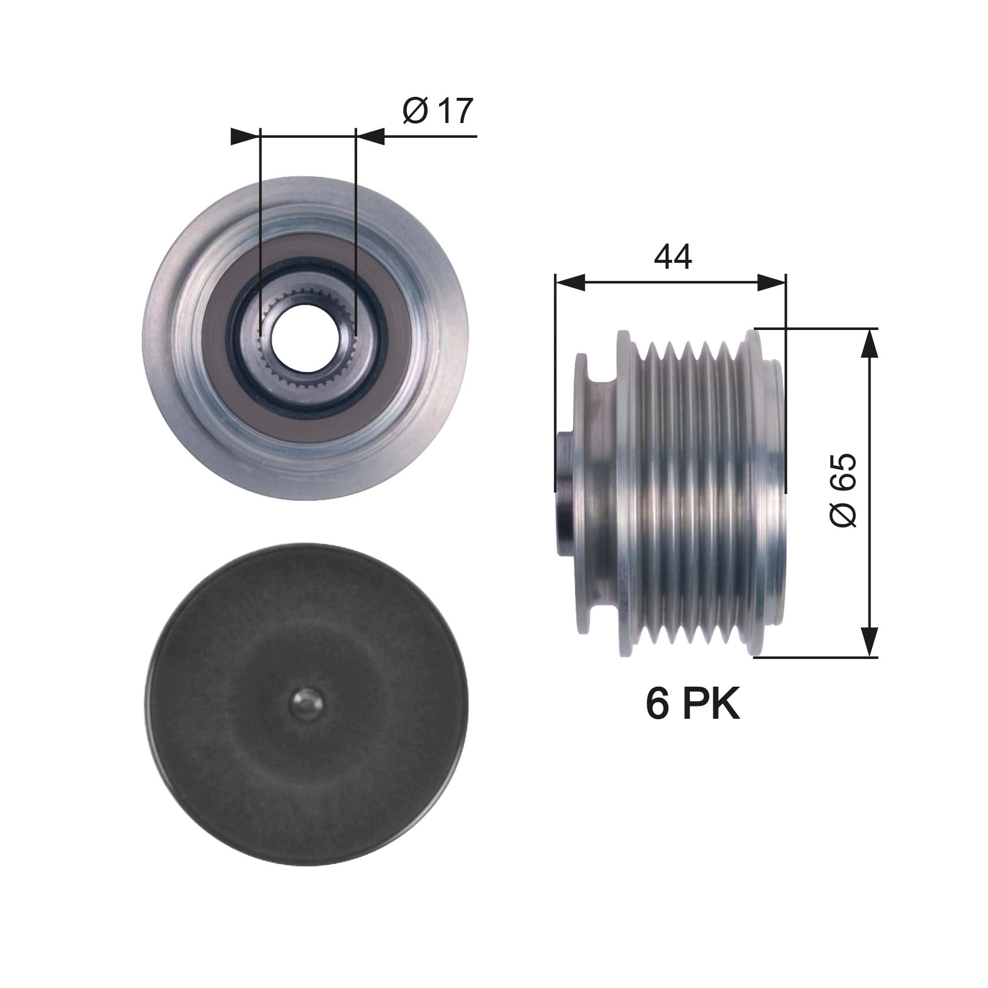 Alternator Freewheel Clutch