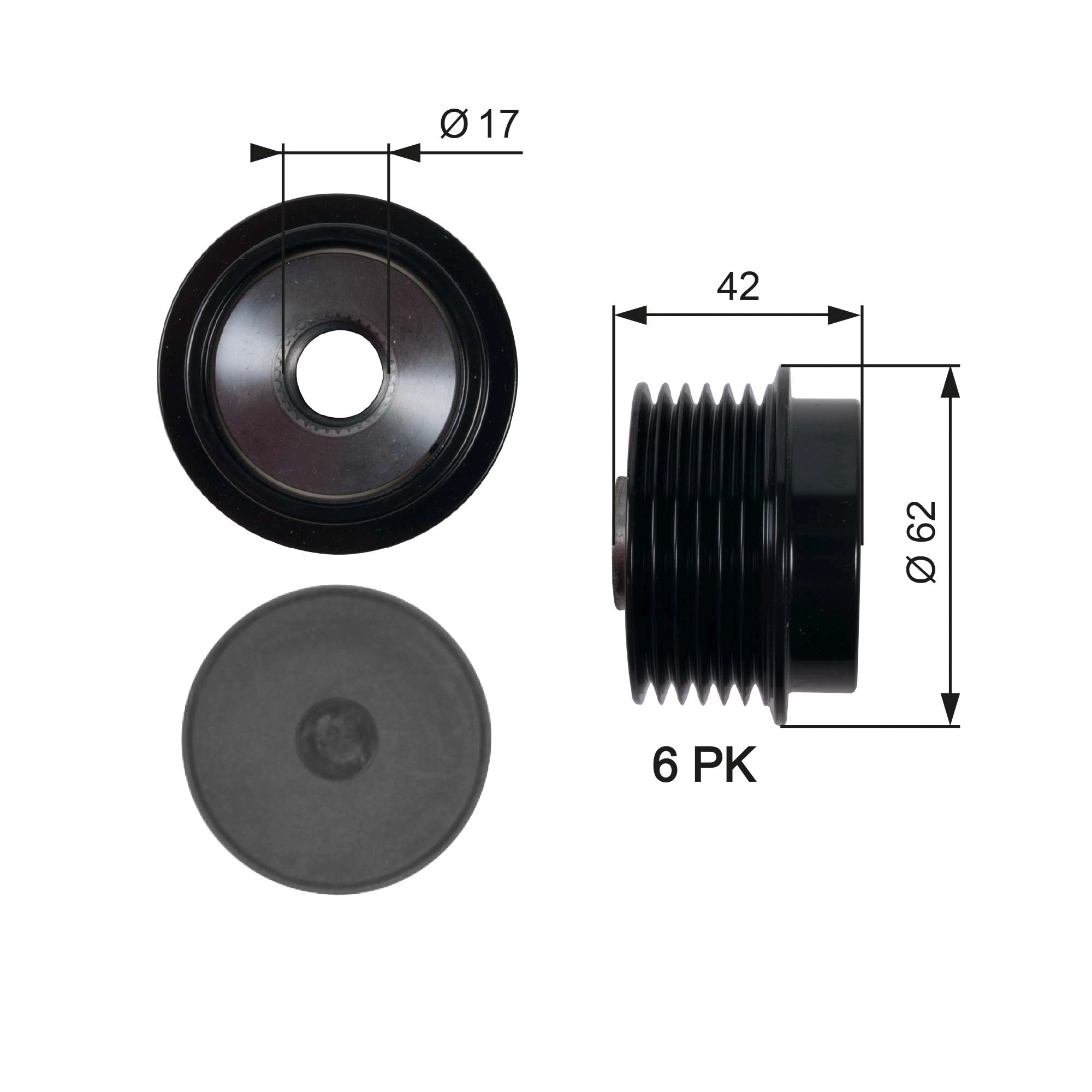 Alternator Freewheel Clutch