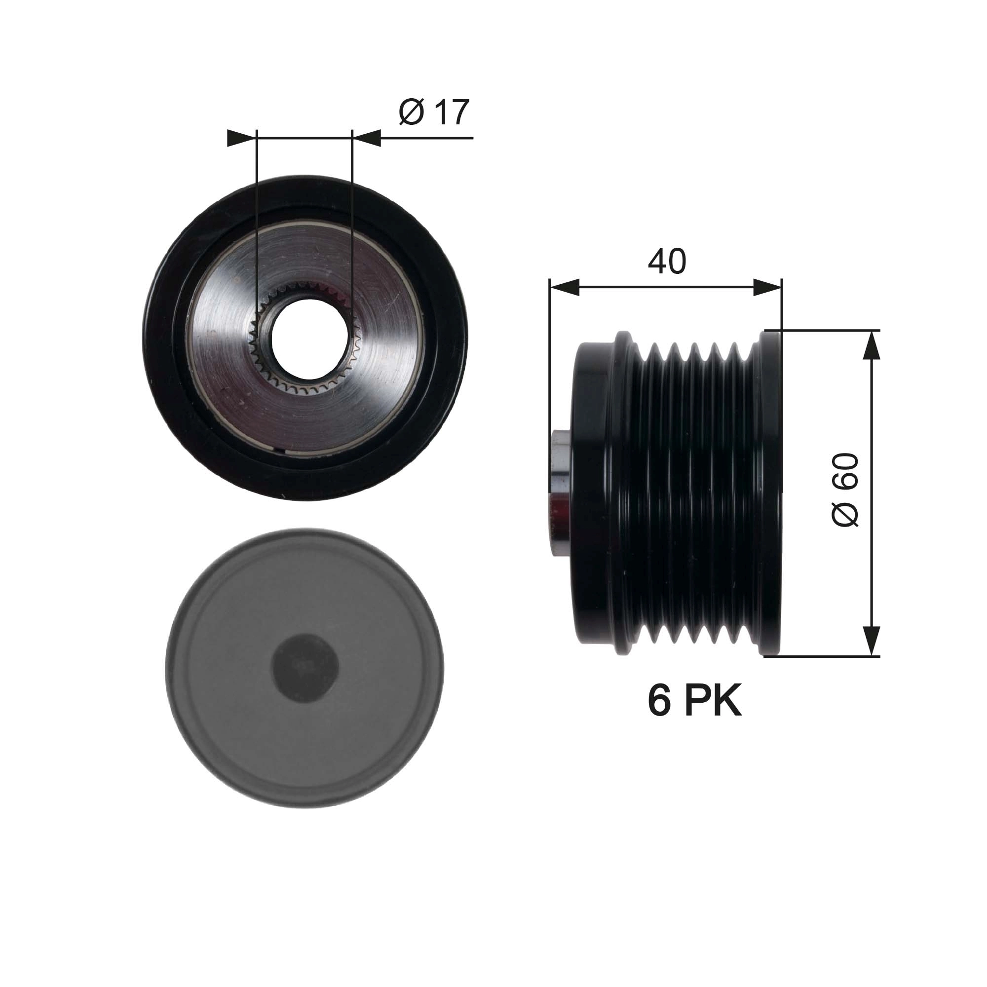 Alternator Freewheel Clutch