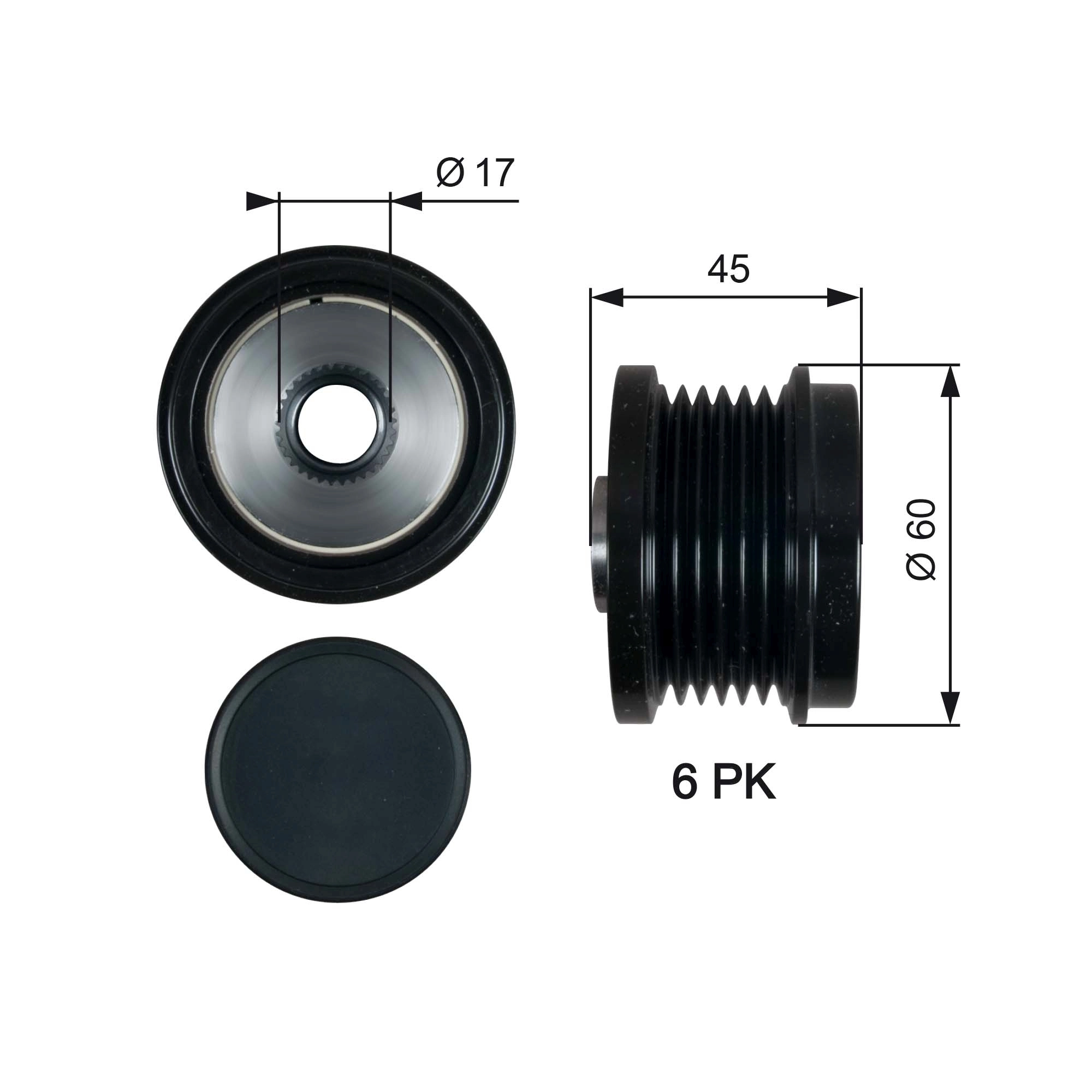 Alternator Freewheel Clutch