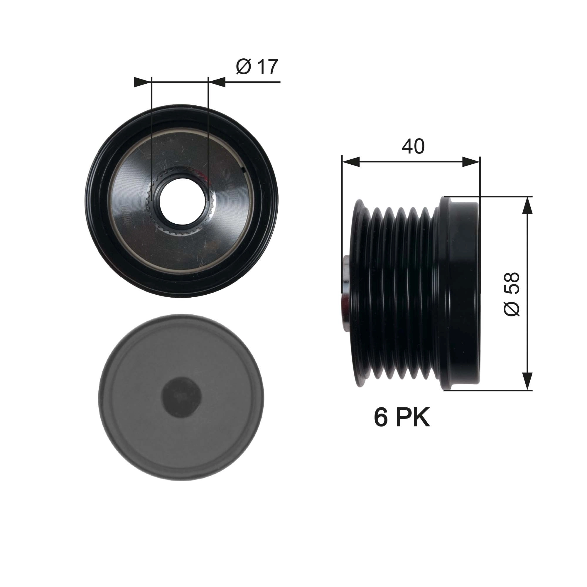 Alternator Freewheel Clutch
