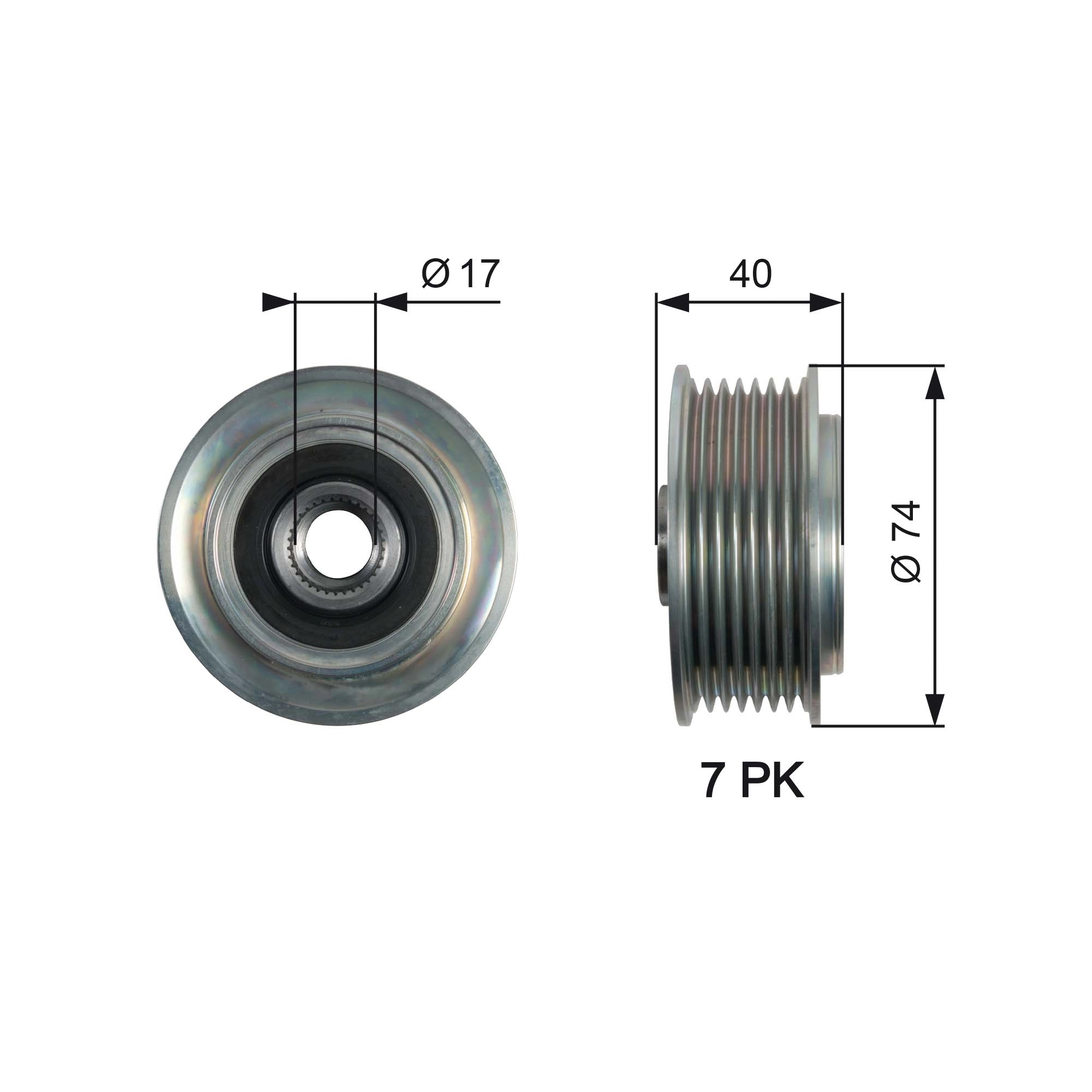 Alternator Freewheel Clutch