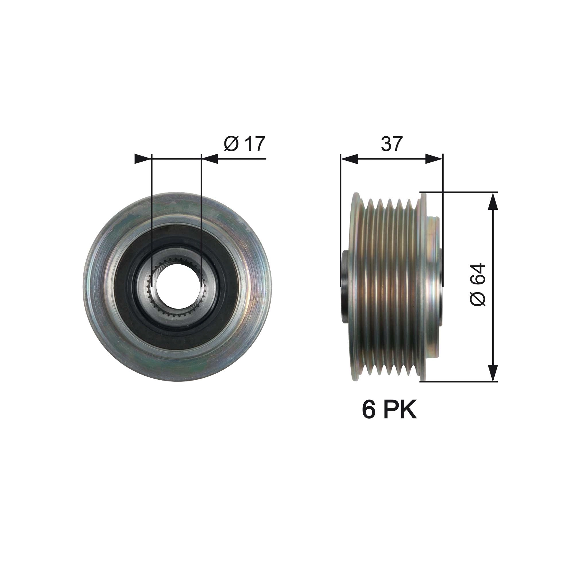 Alternator Freewheel Clutch