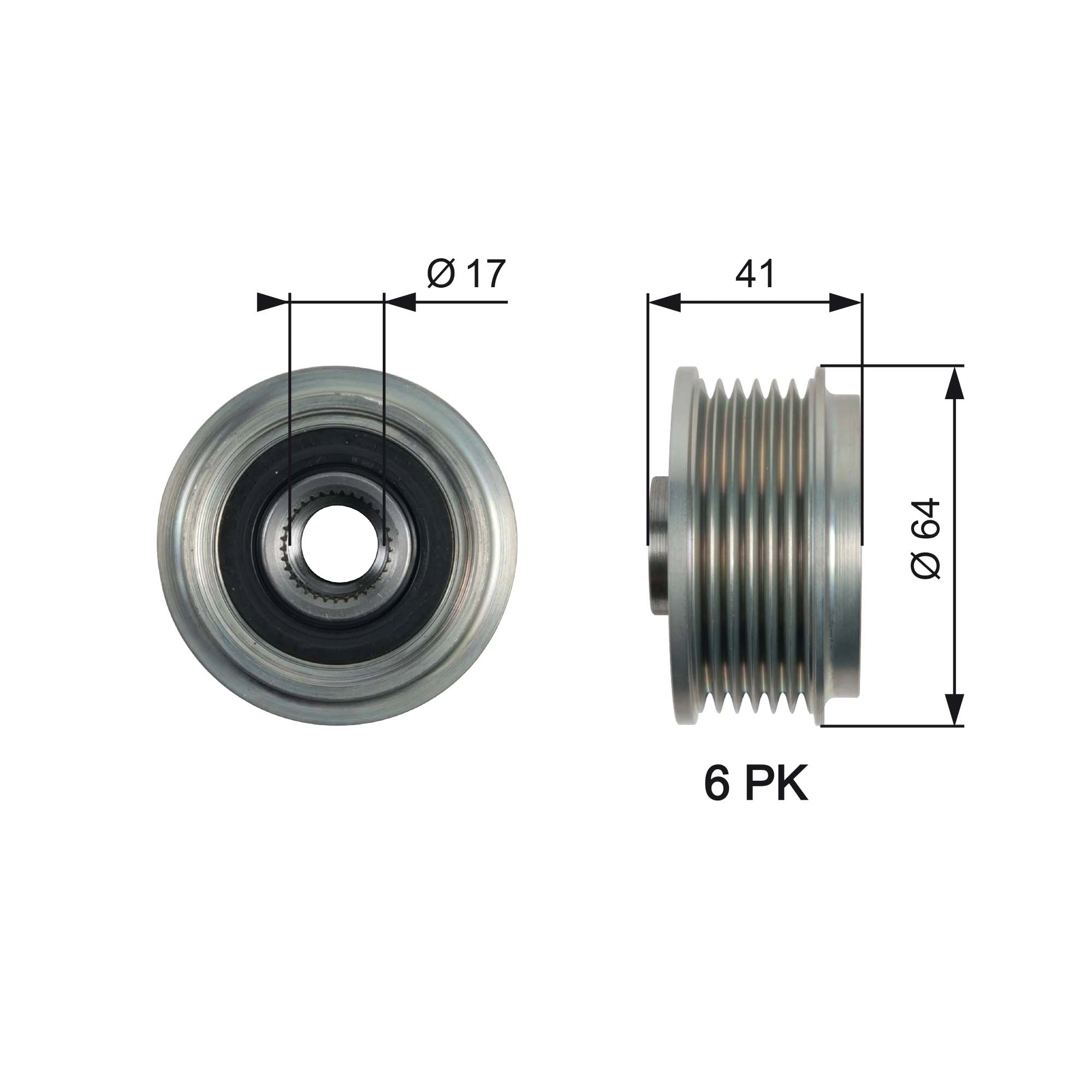 Alternator Freewheel Clutch